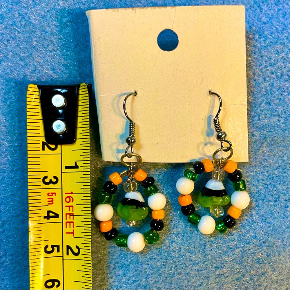 Candy Corn Earrings